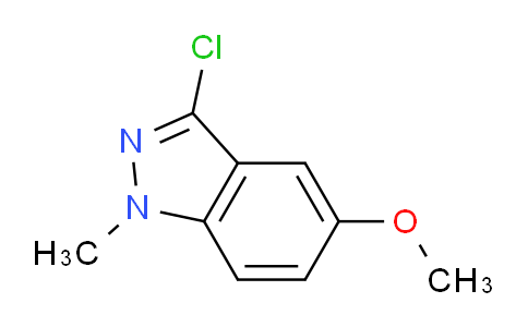CAS No. 1446410-04-3, 3-Chloro-5-methoxy-1-methyl-1H-indazole