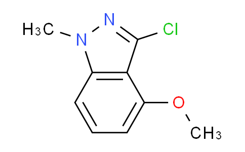 CAS No. 1780480-20-7, 3-Chloro-4-methoxy-1-methyl-1H-indazole
