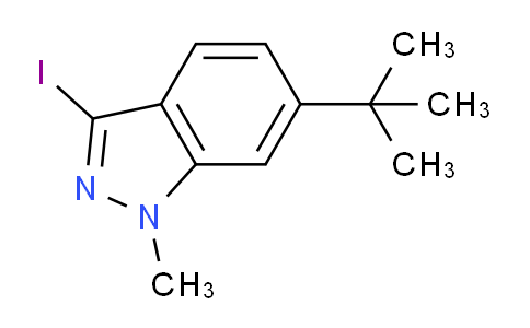 CAS No. 1426422-07-2, 6-(tert-Butyl)-3-iodo-1-methyl-1H-indazole