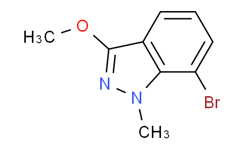 CAS No. 1936215-64-3, 7-Bromo-3-methoxy-1-methyl-1H-indazole