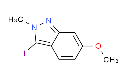 CAS No. 1150618-47-5, 3-Iodo-6-methoxy-2-methyl-2H-indazole