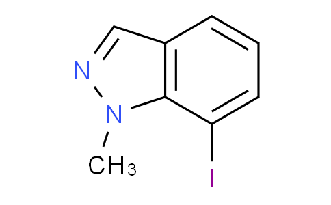 CAS No. 1337879-75-0, 7-Iodo-1-methyl-1H-indazole