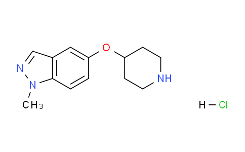 CAS No. 1190012-49-7, 1-Methyl-5-(piperidin-4-yloxy)-1H-indazole hydrochloride