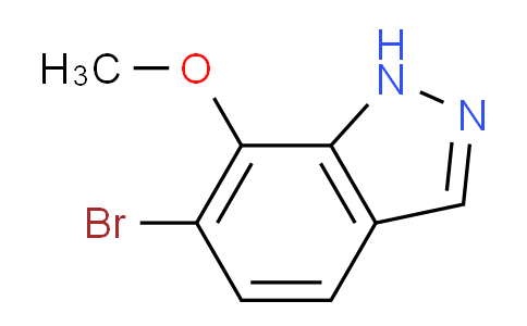 CAS No. 1374651-60-1, 6-Bromo-7-methoxy-1H-indazole