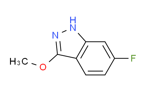 CAS No. 1521054-11-4, 6-Fluoro-3-methoxy-1H-indazole