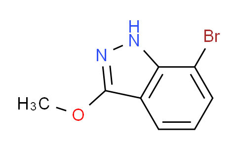 CAS No. 1510316-42-3, 7-Bromo-3-methoxy-1H-indazole