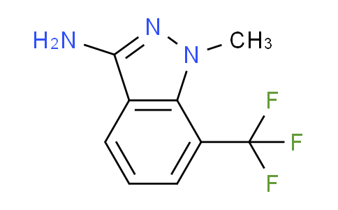 CAS No. 1260678-12-3, 1-Methyl-7-(trifluoromethyl)-1H-indazol-3-amine