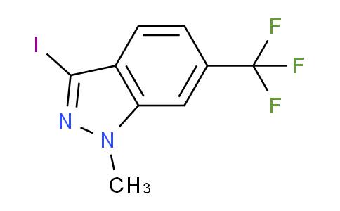 CAS No. 1426425-33-3, 3-Iodo-1-methyl-6-(trifluoromethyl)-1H-indazole