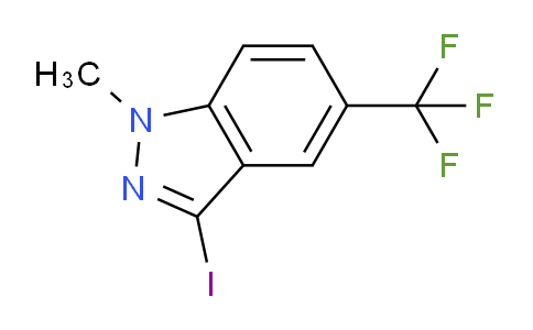 CAS No. 1426425-20-8, 3-Iodo-1-methyl-5-(trifluoromethyl)-1H-indazole