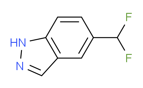 CAS No. 1204298-50-9, 5-(Difluoromethyl)-1H-indazole