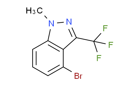 CAS No. 1781580-84-4, 4-Bromo-1-methyl-3-(trifluoromethyl)-1H-indazole