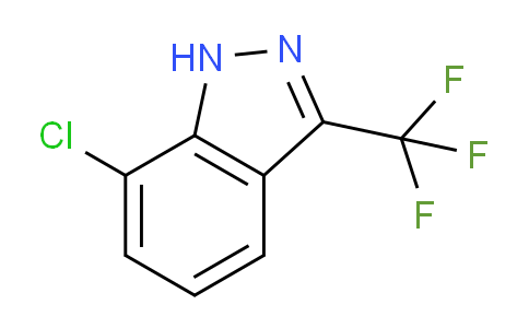 CAS No. 57631-14-8, 7-Chloro-3-(trifluoromethyl)-1H-indazole