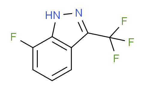 CAS No. 1415740-58-7, 7-Fluoro-3-(trifluoromethyl)-1H-indazole