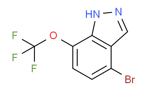 CAS No. 1956370-44-7, 4-Bromo-7-(trifluoromethoxy)-1H-indazole