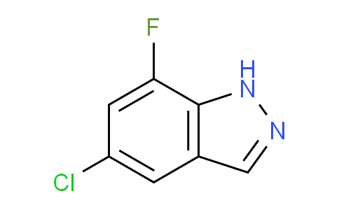 CAS No. 1352395-54-0, 5-Chloro-7-fluoro-1H-indazole