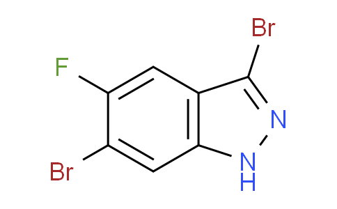 CAS No. 1286734-81-3, 3,6-Dibromo-5-fluoro-1H-indazole