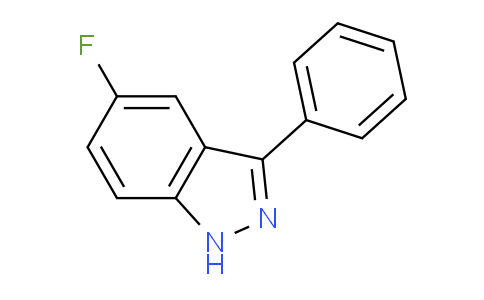 CAS No. 57614-63-8, 5-Fluoro-3-phenyl-1H-indazole