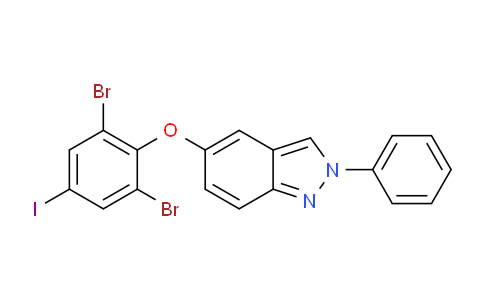 CAS No. 918946-31-3, 5-(2,6-Dibromo-4-iodophenoxy)-2-phenyl-2H-indazole
