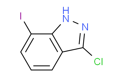 CAS No. 1388033-34-8, 3-Chloro-7-iodo-1H-indazole