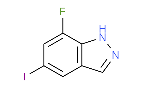 CAS No. 1260381-29-0, 7-Fluoro-5-iodo-1H-indazole