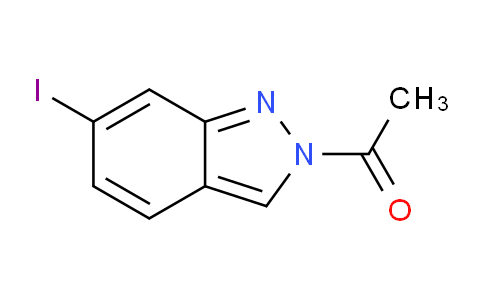 CAS No. 1305711-39-0, 1-(6-Iodo-2H-indazol-2-yl)ethanone