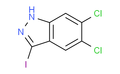 CAS No. 1426421-76-2, 5,6-Dichloro-3-iodo-1H-indazole