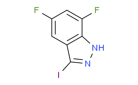 CAS No. 944898-99-1, 5,7-Difluoro-3-iodo-1H-indazole