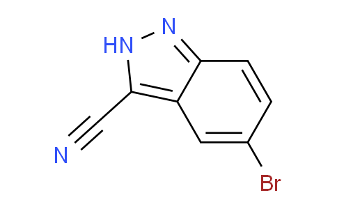 CAS No. 882855-93-8, 5-Bromo-2H-indazole-3-carbonitrile
