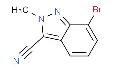 CAS No. 1518113-22-8, 7-Bromo-2-methyl-2H-indazole-3-carbonitrile