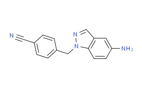 CAS No. 939756-08-8, 4-((5-Amino-1H-indazol-1-yl)methyl)benzonitrile