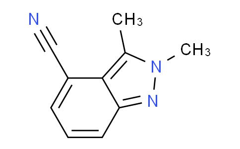 CAS No. 1341034-60-3, 2,3-Dimethyl-2H-indazole-4-carbonitrile