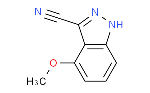 CAS No. 1264481-61-9, 4-Methoxy-1H-indazole-3-carbonitrile