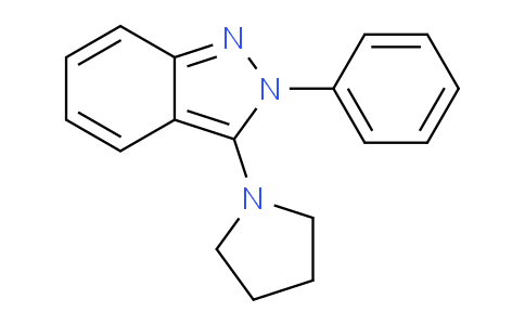 CAS No. 88279-20-3, 2-Phenyl-3-(pyrrolidin-1-yl)-2H-indazole