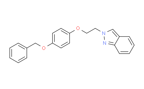 CAS No. 88670-79-5, 2-(2-(4-(Benzyloxy)phenoxy)ethyl)-2H-indazole