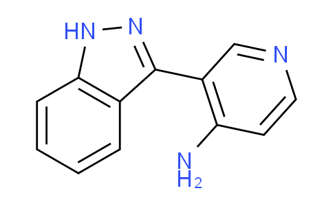 CAS No. 137837-05-9, 3-(1H-Indazol-3-yl)pyridin-4-amine