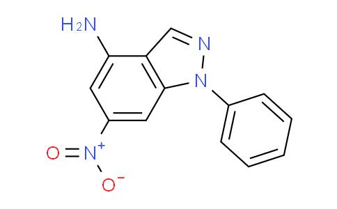 CAS No. 830320-66-6, 6-Nitro-1-phenyl-1H-indazol-4-amine