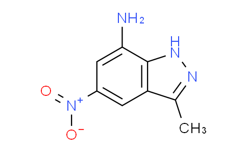 CAS No. 647853-25-6, 3-Methyl-5-nitro-1H-indazol-7-amine