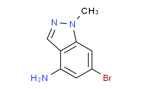 CAS No. 1198438-39-9, 6-Bromo-1-methyl-1H-indazol-4-amine