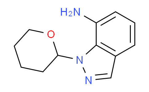 CAS No. 1053655-60-9, 1-(Tetrahydro-2H-pyran-2-yl)-1H-indazol-7-amine