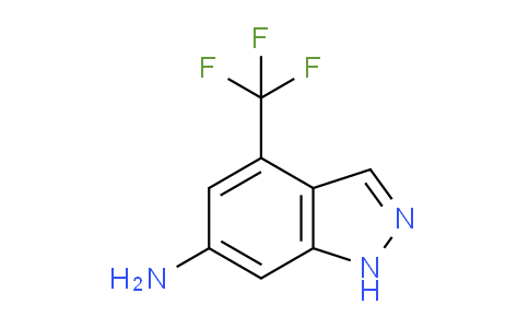 CAS No. 1169788-34-4, 4-(Trifluoromethyl)-1H-indazol-6-amine