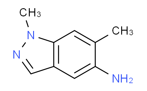 CAS No. 1780910-53-3, 1,6-Dimethyl-1H-indazol-5-amine