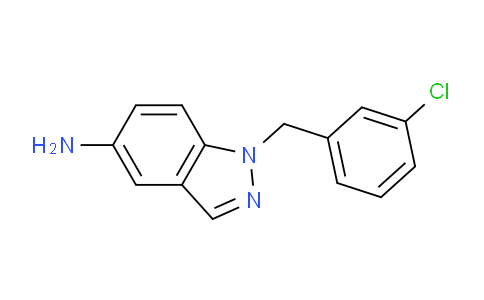 CAS No. 939756-02-2, 1-(3-Chlorobenzyl)-1H-indazol-5-amine
