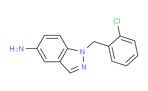 CAS No. 939756-03-3, 1-(2-Chlorobenzyl)-1H-indazol-5-amine