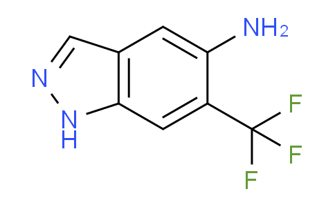 CAS No. 1000373-75-0, 6-(Trifluoromethyl)-1H-indazol-5-amine