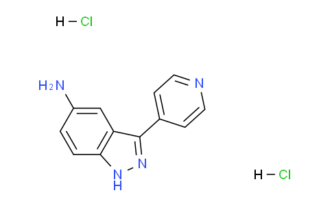 CAS No. 1427195-08-1, 3-(Pyridin-4-yl)-1H-indazol-5-amine dihydrochloride