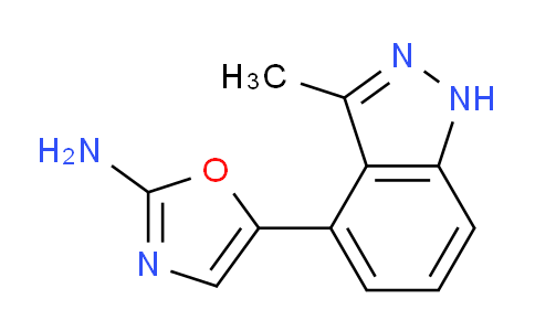 CAS No. 1105709-98-5, 5-(3-Methyl-1H-indazol-4-yl)oxazol-2-amine
