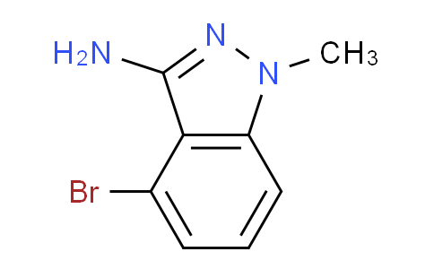 CAS No. 1260854-85-0, 4-Bromo-1-methylindazol-3-amine