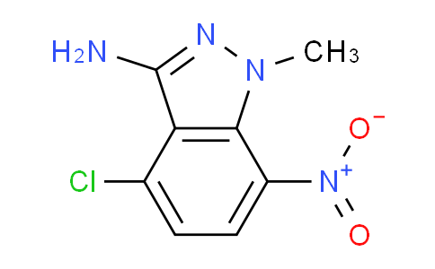 CAS No. 1192263-90-3, 4-Chloro-1-methyl-7-nitro-1H-indazol-3-amine