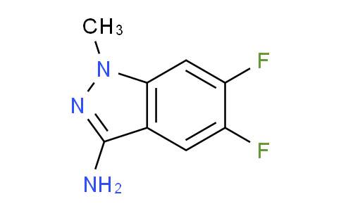 CAS No. 1221792-46-6, 5,6-Difluoro-1-methyl-1H-indazol-3-amine