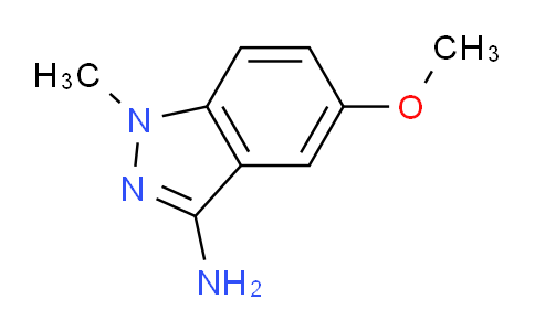 CAS No. 1239662-96-4, 5-Methoxy-1-methyl-1H-indazol-3-amine